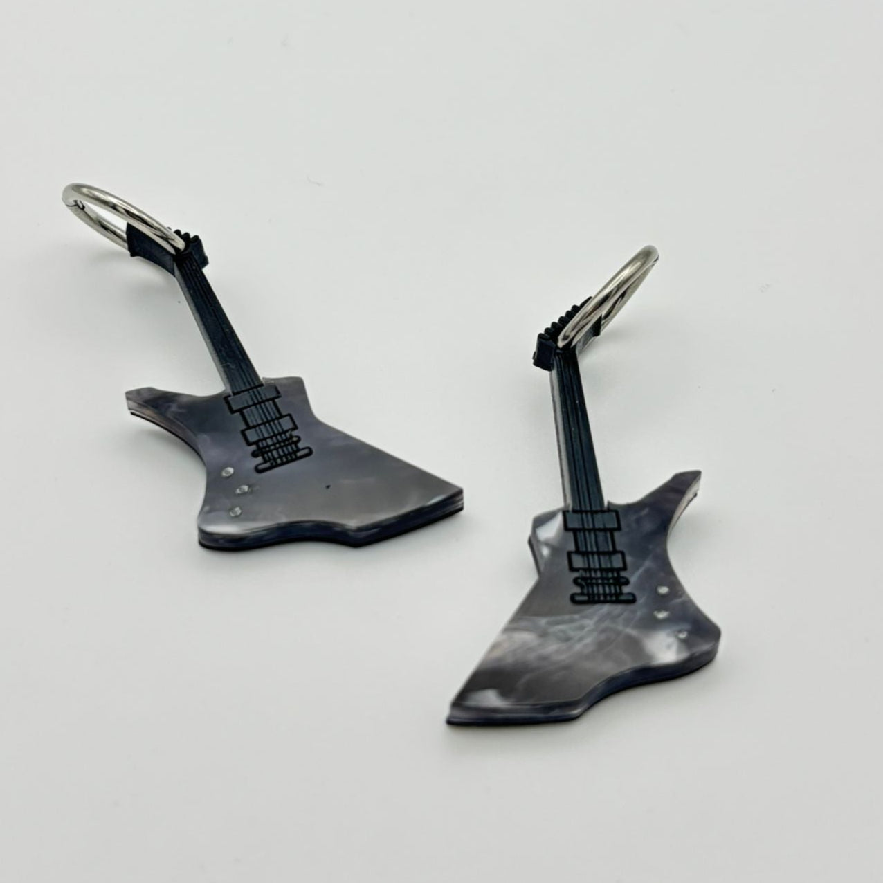 Pendientes guitarra Negra