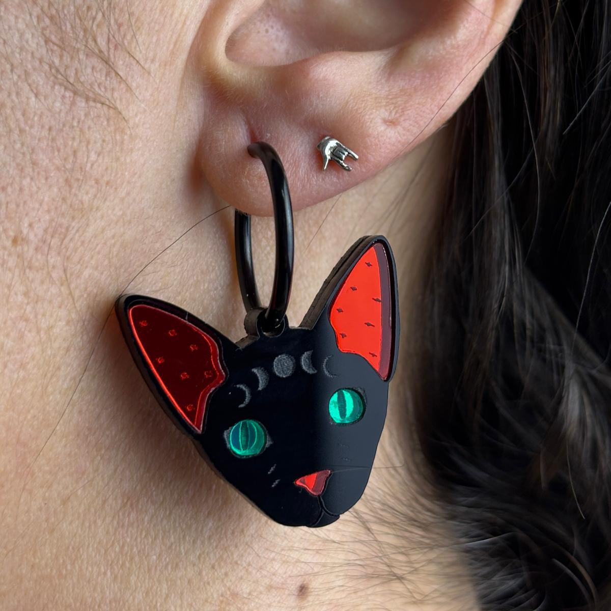 Pendientes Gato Místico